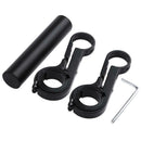 10cm Bicycle Light Holder Bike Handlebar Extender Lamp Phone Stand(Black)