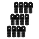 12Pieces Nylon Marine Boat Yacht Bimini Top Fitting Inside Eye End for 7/8" Tube