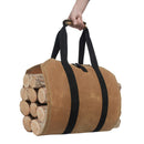 Canvas Firewood Log Carrier Heavy Duty Tote Fire Wood Sturdy Wood Carring B D9B6