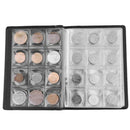 120 Pockets Coins Album Collection Book Commemorative Coin Holders (Red)