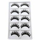 Thick Cross double layer false eyelashes popular beauty tools five pairs -  I6C6