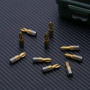 10pcs 1/4 PH2 Titanium Coated Cross Magnetic Screwdriver Bits 25mm Length