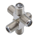 10-Pack 3-way F-Type Coax Cable Splitter Combiner Female to 3 Female for Vi