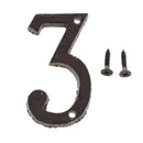 2pcs Iron Metal House Sign Door Number Name Plaque Street Address Plaque 1 3
