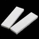 2 Pieces Dyeing Strips - Leather Edge Stained Fiber Strips Paint Roller Tool