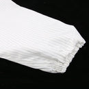 Lab Factory Dust-Proof Protective Suit Painting Coverall Pockets & Hat White