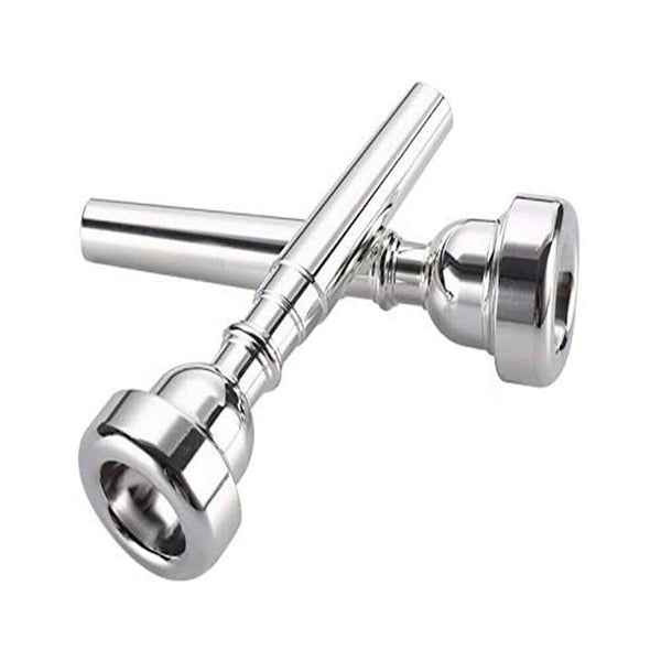 Replacement 3/5/7C Trumpet Mouthpiece + Mute Silencer Set 4pcs Wind Instruments