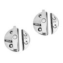 2Pcs 316 Stainless Steel Twist Lock Round Boat Door Catch Latch