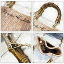 Summer Small Handbag Transparent Women Hand Bags Chain Straw Bag Lady Trave I1I6