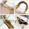 Summer Small Handbag Transparent Women Hand Bags Chain Straw Bag Lady Trave I1I6