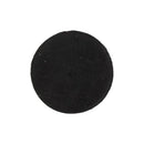 10 Pcs 15mm Dia. Cone Shaped Furniture Black Rubber Foot Covers Pads U9Z2