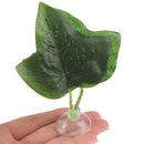 Aquarium Decor Artificial Plant Leaf Betta Rest Fish Plant With Suction -ME