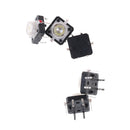 5pcs 12*12*7.3 White Tactile Push Button Switch Momentary Tact LED RNT 3C