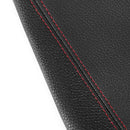 Universal PU Leather Car Gear Shift Lever Gaiter Red Stitch Dust Cover