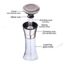 Salt And Pepper Mill Shakers, Stainless Steel Manual Sea Salt Mills, Adjust V7X6