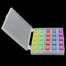 25 pcs New Empty Plastic Bobbins Spool For Sewing Machine With Storage Case
