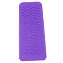 Salon Hair Straightener Heat-resistant Safety Mat Storage Pouch Purple