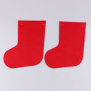 6 Set Snowmen Tree Stocking Felt Applique Kit Christmas Eve to Fill Presents