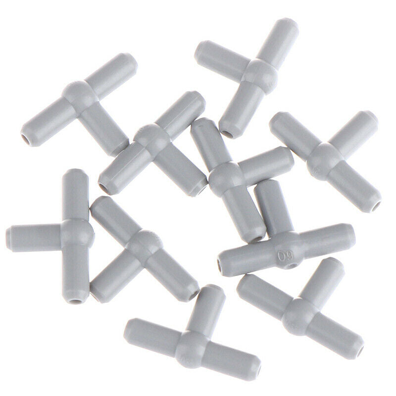 10Pcs 4697b Pneumatic T-Piece (T Bar) Compatible with 4697 Block Bricks Part-