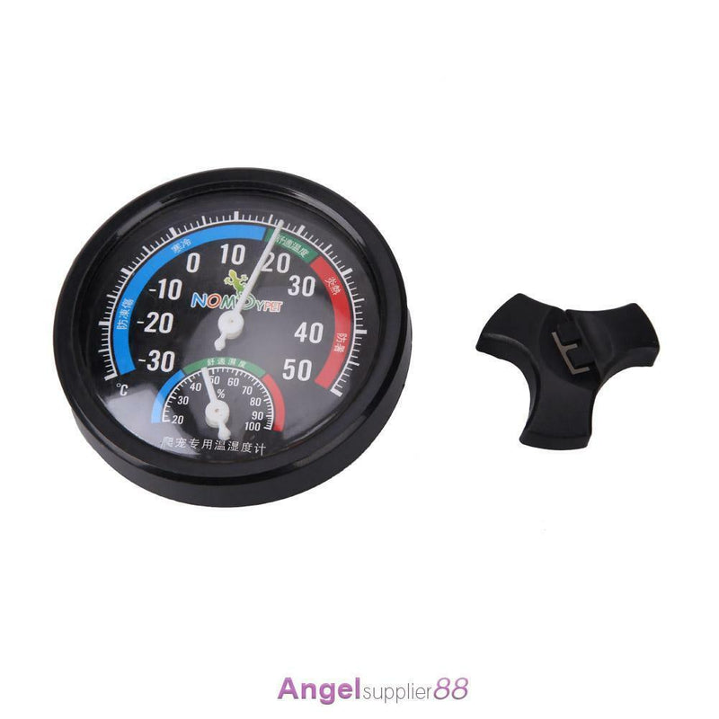 Hygrometer Humidity Meter Tester Pet Reptile Terrarium Thermometer Dial Gauge