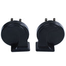 2 Pcs Car Horn Black Universal 12V Loud Dual Tone Snail Electric Horn 140Db X4B7