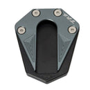 Motorcycle Aluminum Alloy Foot Kickstand Extension Pad Plate Side Stand Enl