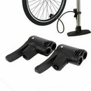 2x  Presta/Schrader Valve Tire Tyre Air Pump Inflator Connector Head