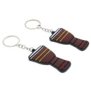 Fashion Music Keyring Djembe Keychain Purse Bag Pendant Car Hanging Decor