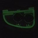 2pcs Fluorescent Fishing Rod Tip Clip Twin Bell Alarm In Dark Fishing TackleOZ