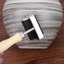 Rubber clay roller pottery rollingpin modelling tool non-stick brayer art cla Gw