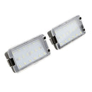 1 Pair Replacement 18SMD LED License Plate Lights For SEAT Cordoba Leon Toledo