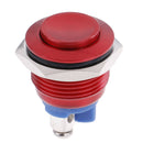 1PC 19mm waterproof red momentary metal push button reset switch high h Gw
