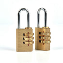Solid Brass Lock Digit Combination Password Code for Gym Outdoor Locker Case  BX