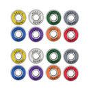 Lot 8 Frictionless Abec 11 Bearings Skateboard Roller Skate Bearings Multicolor