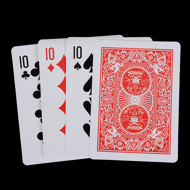 4 Cards Transformer magic tricks 10 to A card magic props 10 change A Gw