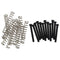 BLACK Pickup Height Adjustment Screws with Springs, Package of 12 each