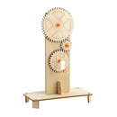 DIY Mechanical Gear Assembly Materials Kit Kids Science Physics Experiment Toys