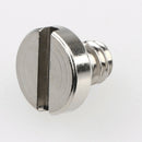 Screws 1/4" Tripod Quick Release Plate Flathead Slot For Universal Cameras