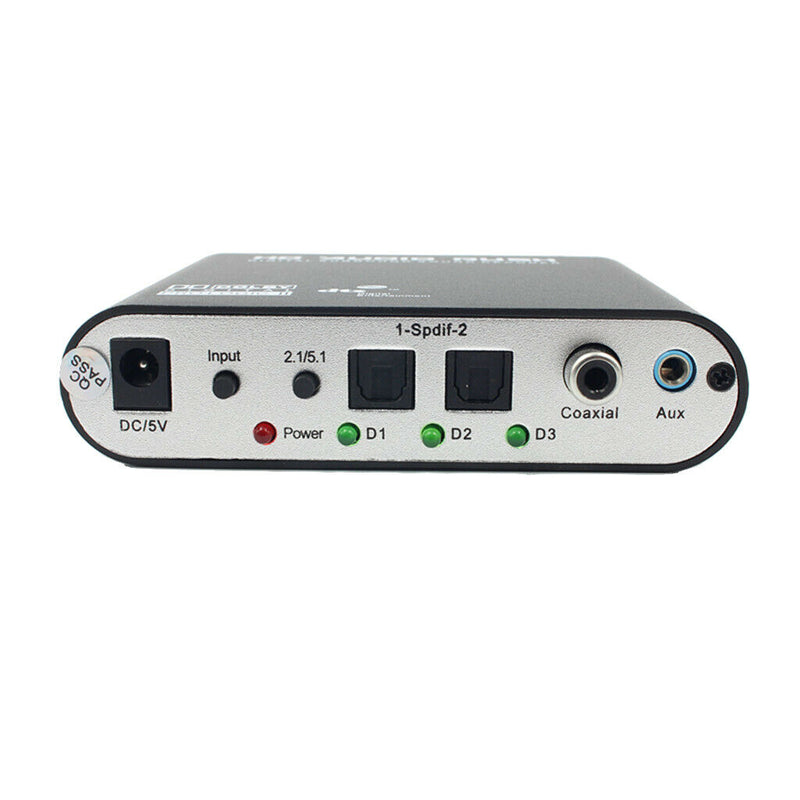 5.1 CH Digital Audio Decoder Coaxial to AC3 DTS Amplifier Analog Converter ..