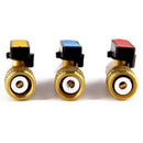 3Pcs/Lot Hvac Tools Gauges New 3 Color R410A Valves Refrigerant Adapter Ac