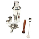6Pcs Stainless Steel Cocktail Shaker Bar Set Bartender Kit Wine Martini Mix