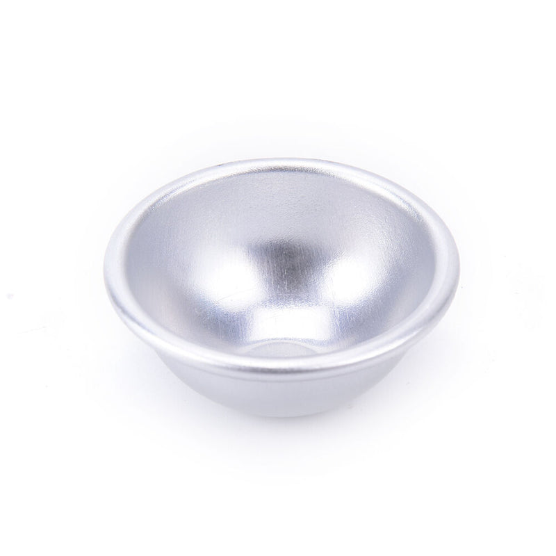 1set/2X aluminum bath bomb molds bath fizzy sphere round ball molds 4.5*2cm JBTO