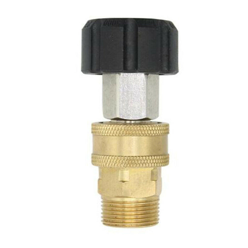 2PCS Quick Release Adapter M22/14 To 1/4inch Inch Pressure Washer Connector