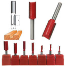 7pcs/set 1/4 Inch Handle Carving Woodworking Milling Cutter Router Bit Kit  Tool