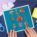 DIY Full Drill Round Cartoon Circus Troup Diamond Painting Puzzle Stickers