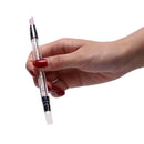 Dual-ended Quartz Cuticle Pusher Remover Pen Rhinestone Handle Scrape Tool OZ
