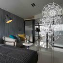 36.6'' Big Size White Handmade Dream Catcher With Feathers