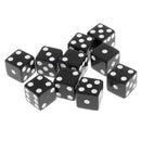 10 Piece D6 Dice Playing Games for Dungeons and Dragons MTG RPG Gaming 16mm