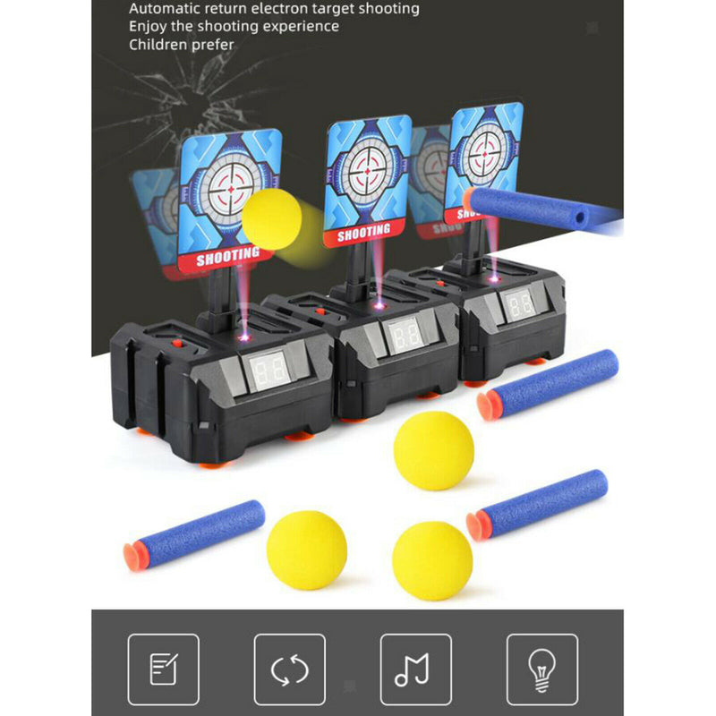 Auto Reset Electronic Scoring  Target with Light Sound for Boys & Girls