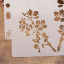 Reusable flowers Stencil Airbrush Art DIY Home Decor Scrapbooking Album Craft LJ
